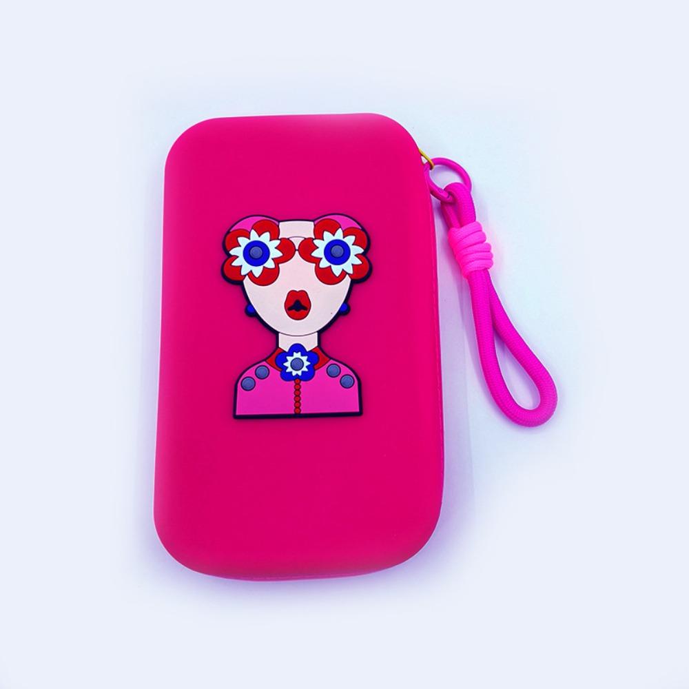 Anti-lost Modern Lady Storage Bag Lightweight Cartoon Phone Bag Waterproof Makeup Pouch  School