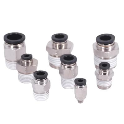 1/8" 1/4" 3/8" 1/2" NPT Außengewinde Innengewinde 1/8"- 5/8" Zoll Schlauch OD Winkel Pneumatik Push-to-Connect Luftfitting Schnellverschluss