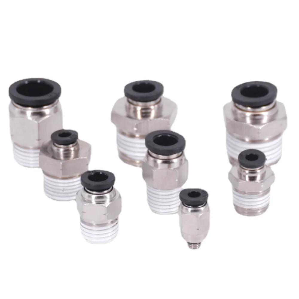 1/8" 1/4" 3/8" 1/2" NPT Male Female 1/8"- 5/8" Inch Tube OD Elbow Pneumatic Push To Connect Air Fitting Quick Release Connector