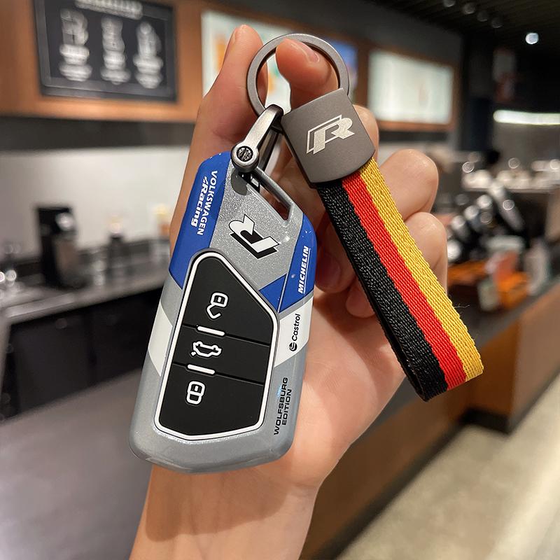 For VOLKSWAGEN VW Car Key Case Cover for VW Volkswagen/Golf 8 MK8 ID.3 ID.4 /Cupra/Skoda/Octavia A8/SEAT/Leon MK4 2020 2021/Form