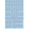 Union Pacific Heavyweight Passenger Cars, Business Names - 1/48 - Railway & Train Decals - Waterslide, 1/48