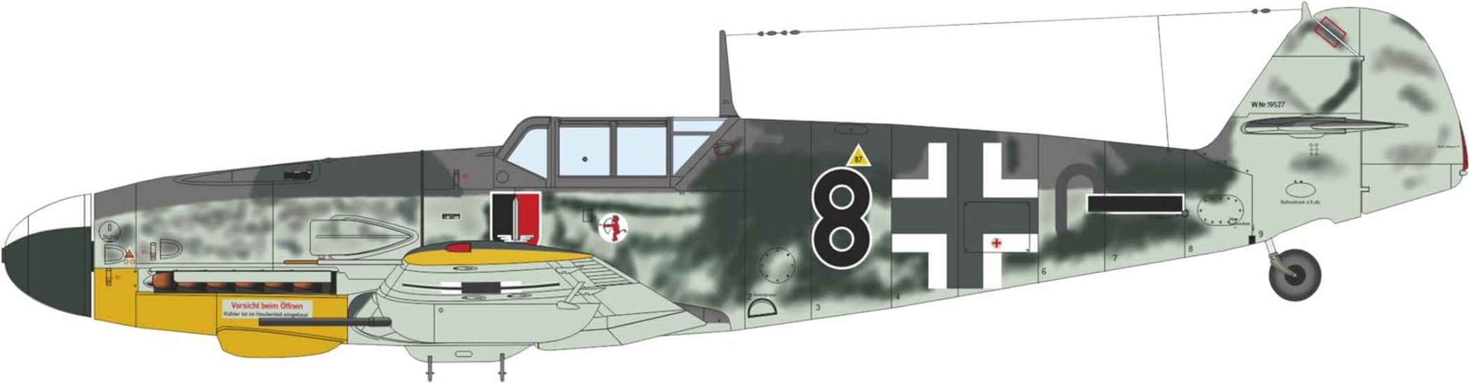

Eduard Weekend Edition Plastic Model EDU84203 1/48 Bf109G-4