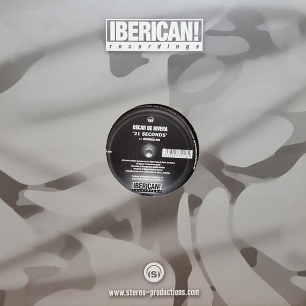 

12inch Record OSCAR DE RIVERA 21 Seconds IBER010 Iberican Recor 2004 Spain Dance Electronica Used