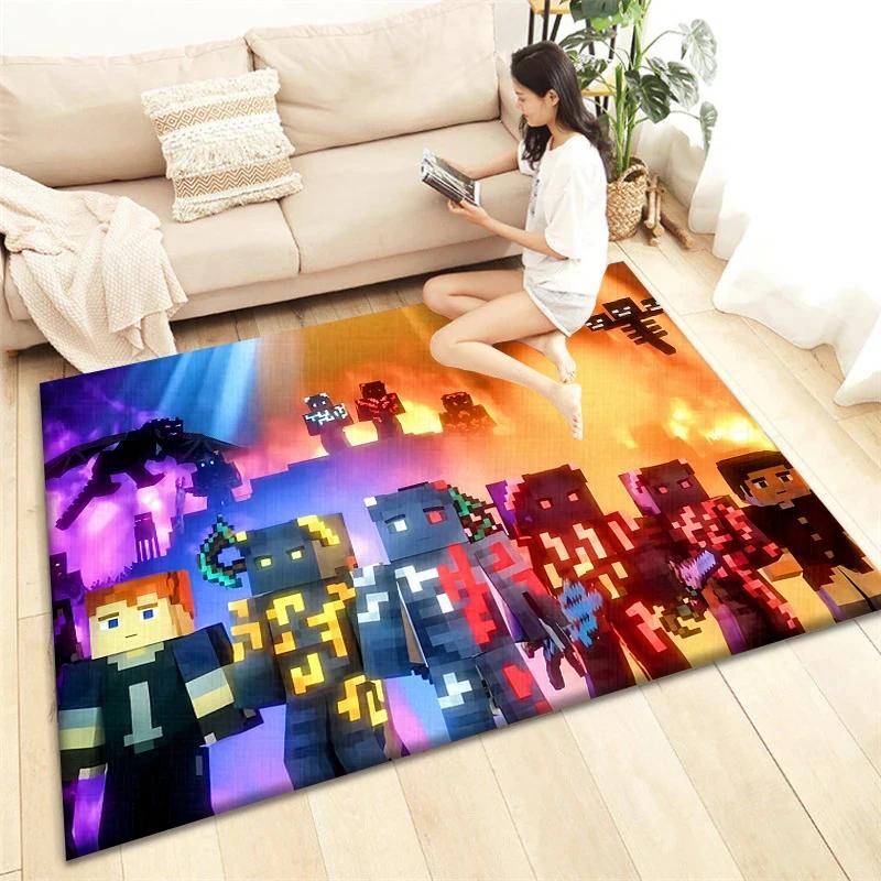 National Game Non-slip Carpet for Kids Play Mat Soft Floor Mat for Living Room Bedroom Kitchen Decor