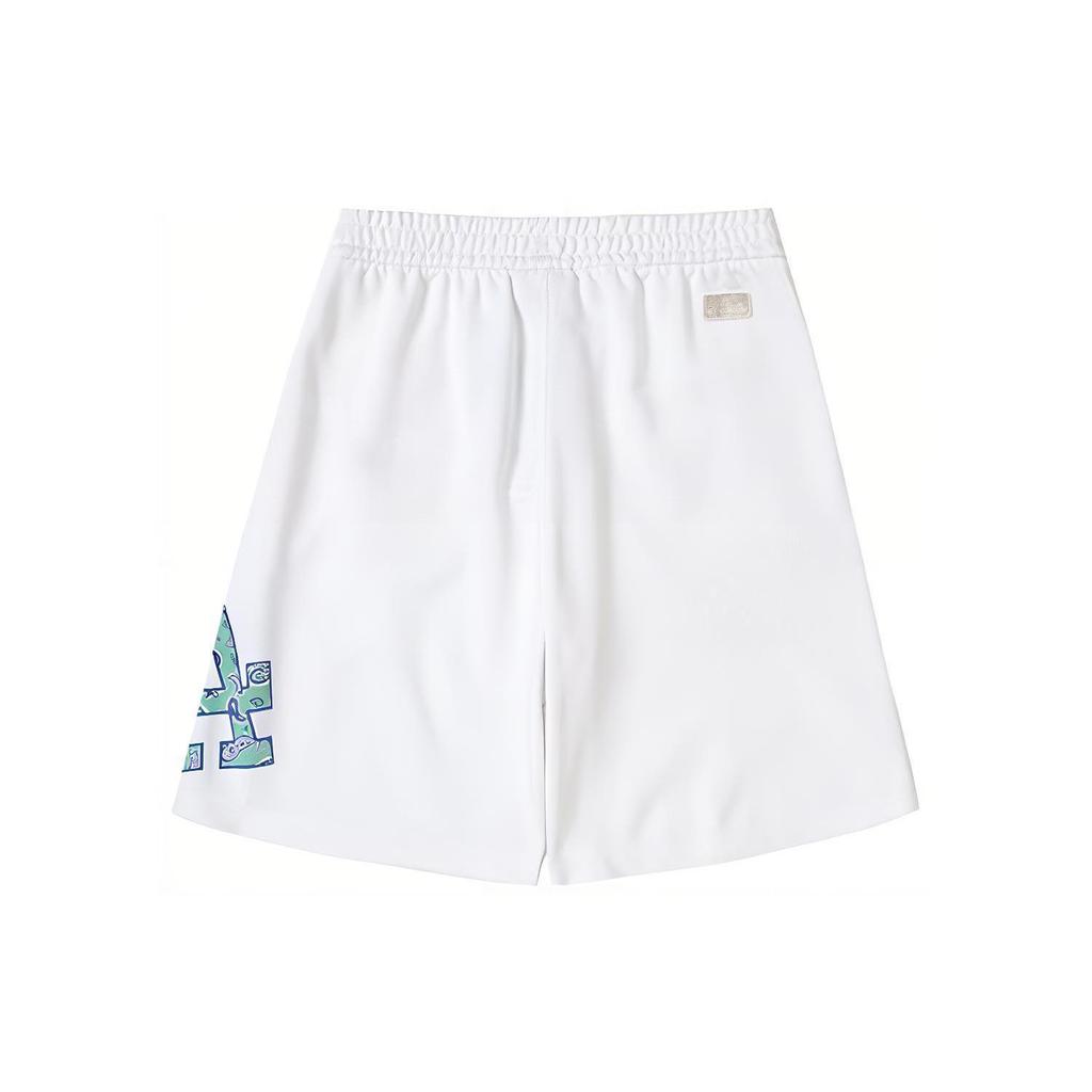 MLB Cashew Flower Casual Shorts Unisex White 3ASPI0133-07WHS