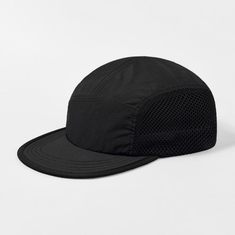 Ultraleichte 5-Panel-Netzkappe Schnelltrocknend Atmungsaktiv Laufkappe Outdoor-Sportmütze Für Radfahren Baseball Trailrunning Snapback-Mütze