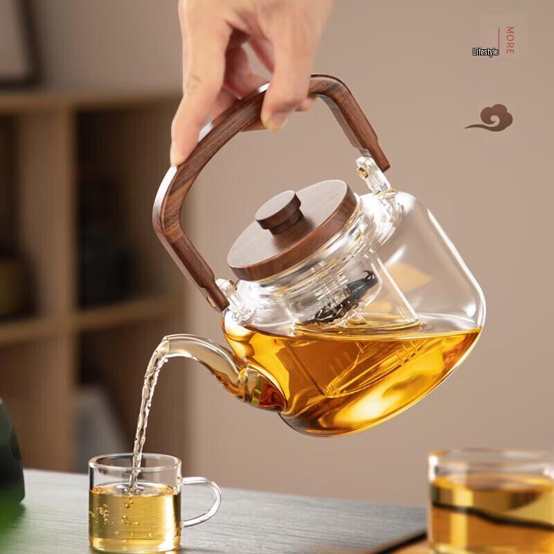 YIHUTEA Heat-Resistant Glass Teapot