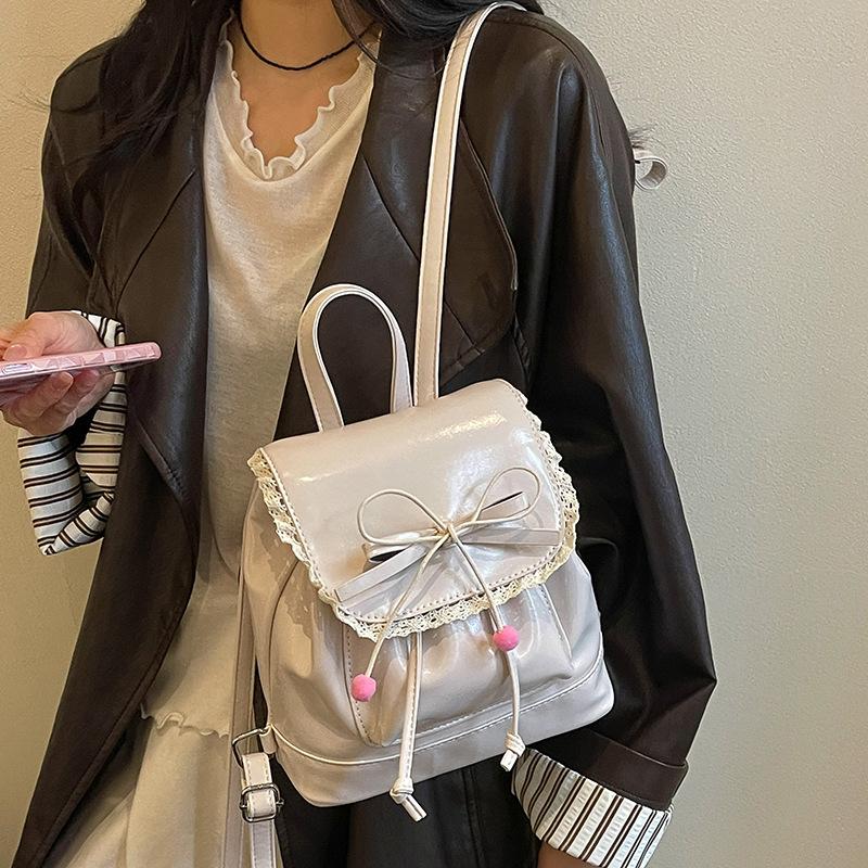 Schoolbag Handsome Mijia Backpack Women's Fashion Niche Leisure Korean Edition Student School Bag High Value Lightweight Travel Backpack