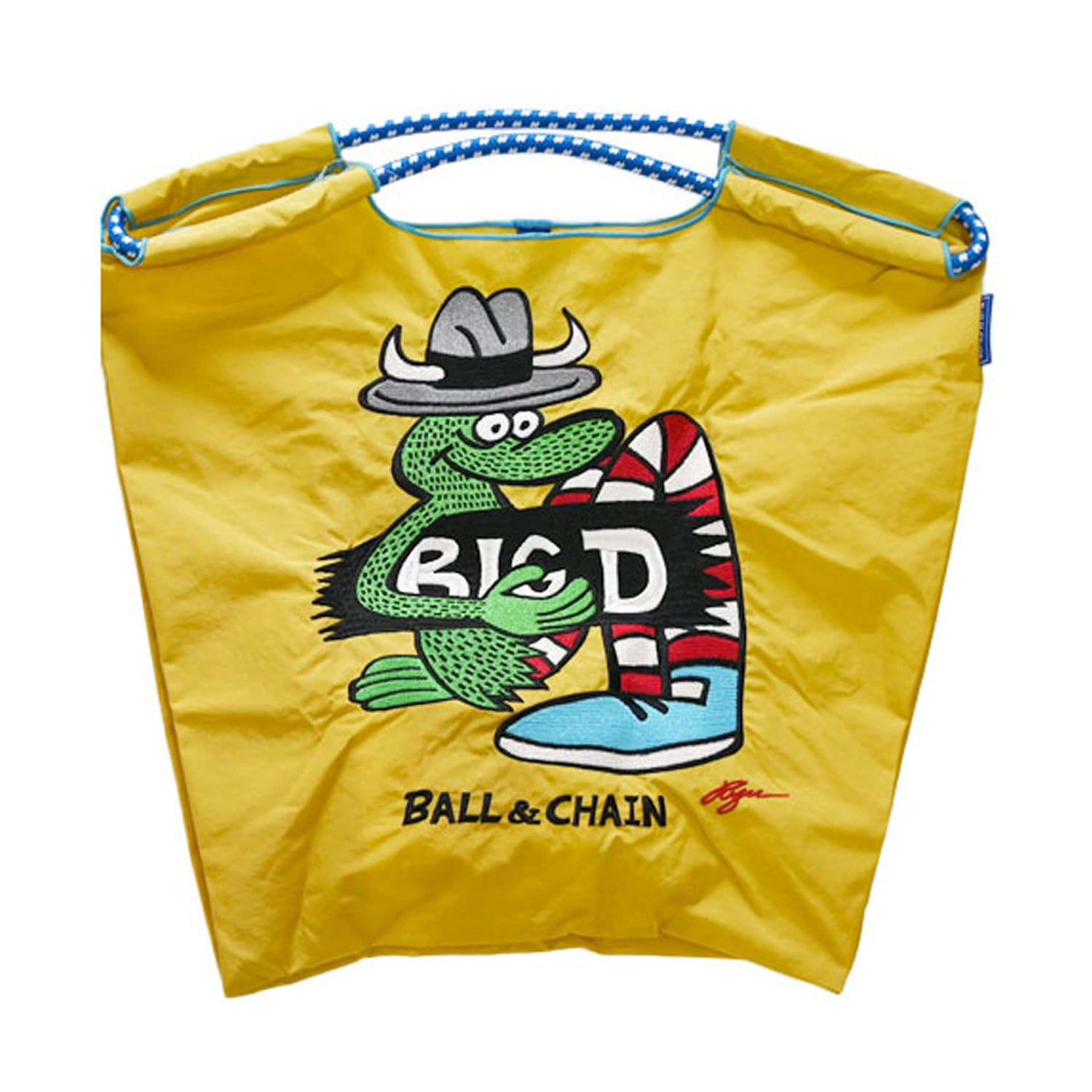 

Ball and Chain Genuine Product M Size A BIG Shopping Bag Eco Bag 314004 [Ball & Chain] (M, A.BIG/MUSTURD)