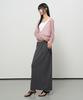 GENERALIDEA Deep V-Neck See-Through Knit Pullover [Ash Pink] / Gf2Lkp544