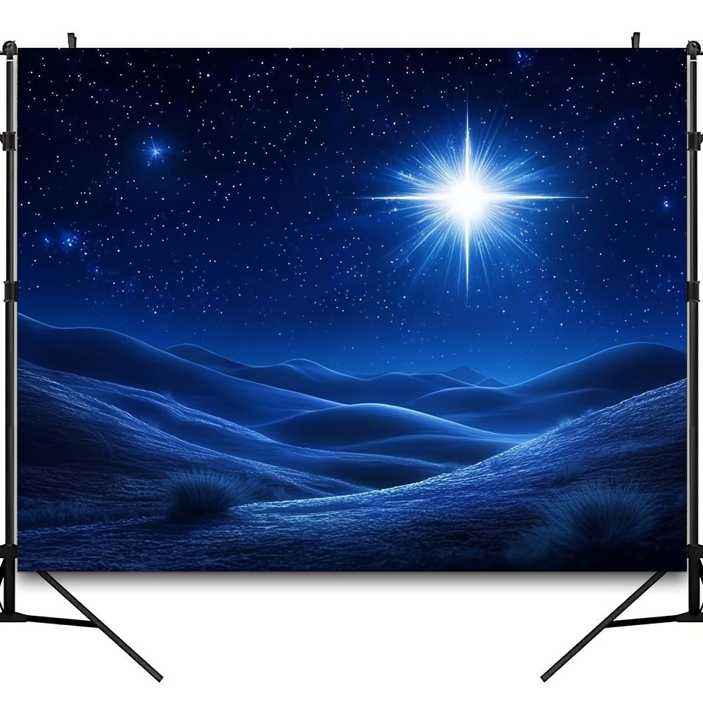 1 Piece Multi-purpose Christmas Starry Sky Background Holiday Decoration and General Celebration Activities