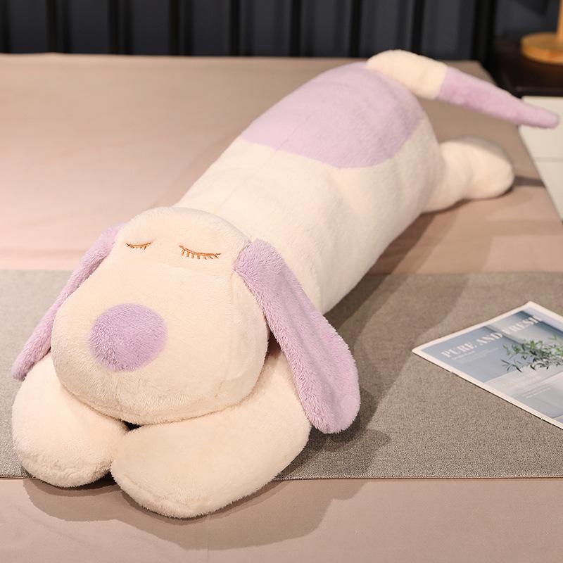 

Мягкая подушка для собаки, кукла-щенок, плюшевая игрушка для собак, огромный размер, для мужчин и женщин, спящая тряпичная кукла на кровати 1.1m