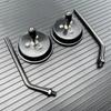 Motorcycle Rearview Side Mirror with 10mm Screws Universal Round  Retro Modified Motorbike Cafe Racer Rearview Mirrors