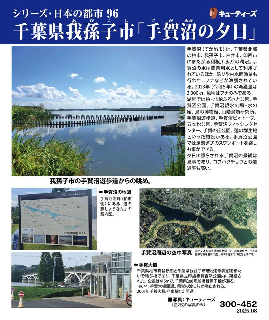 Cuties In Jigsaw 96 Japanese At Lake Abiko Chiba Prefecture with Adhesive and Sponge (Cuties) [Made Japan] 300-Piece Puzzle, Cities, "Sunset