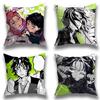The Guy She Was Interested Pillow Case Anti-dustmite Pillowcase Invisible Zipper Silky Short Plush Sofa Cushion Cover