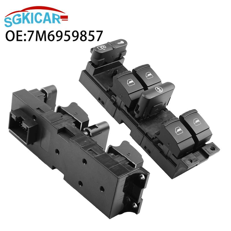 7M6959857 Electric Master Power Window Switch Button Car For VW Sharan Seat Alhambra for Ford Galaxy
