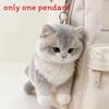 Portachiavi Gatto Peluche Con Materiale Peluche Corto Morbido Per Regalo E Decorazione Borsa