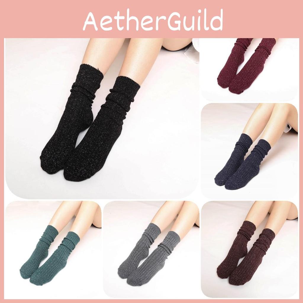 Vintage Style Japanese Cotton Crew Socks For Women Soft And Cozy Fall Winter