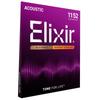 Elixir Acoustic Guitar Strings NANOWEB 80 20 Bronze Custom Light .011-.052 #11027