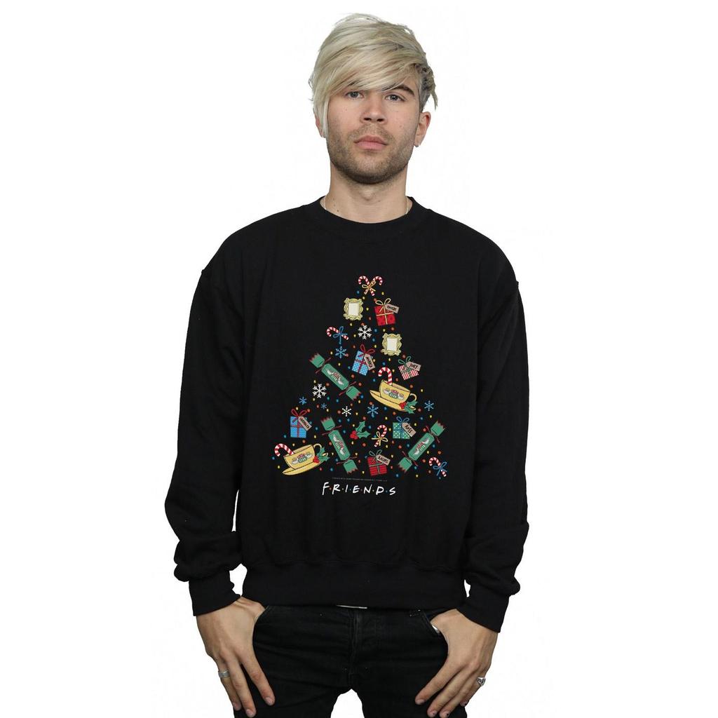 Friends Mens Christmas Tree Sweatshirt