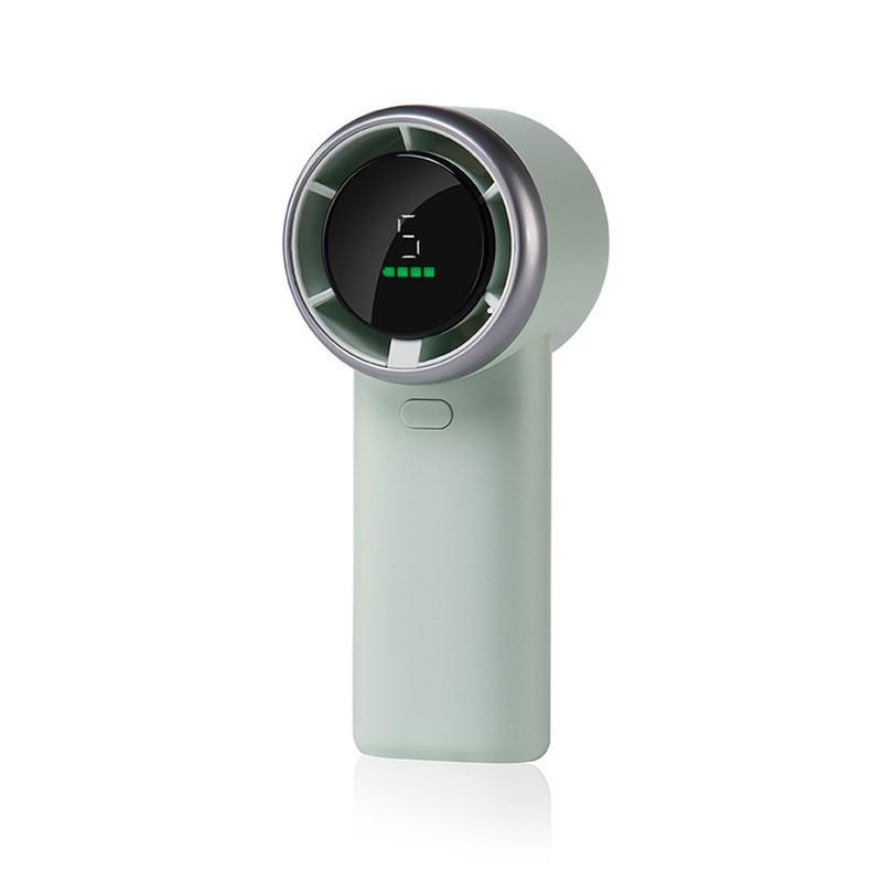

USB Handheld High-Speed Fan with Digital Display - Portable Mini Turbo for Strong Outdoor Wind. 67*58*148 mm