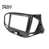 Matte Black Stereo Faceplate 9 Inch Car Radio Dash Kit for Lada Vesta 2015-2018 Dashboard Trim Replacement LHD, Navigation Panel Frame Android Stereo,