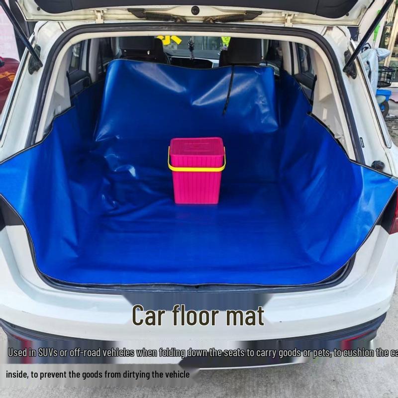 Waterproof Car Partition Mat & Seat Cover - Dirt-Proof Trunk Divider & Pet Mat