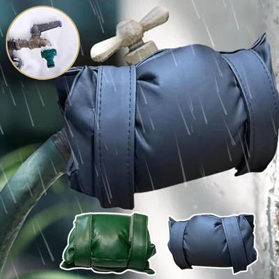 Thicken Faucet Antifreez Cover Easy Installation Waterproof Water Tap Cover Universal Leather Insulated Faucet Protector Outside