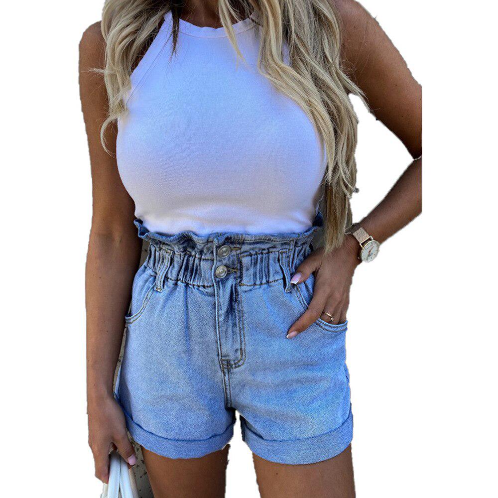 Buy Womens Summer Jeans Shorts High 