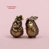 Hedgehog Brass Artisanal Ornaments – Unique Cultural and Creative Crafts