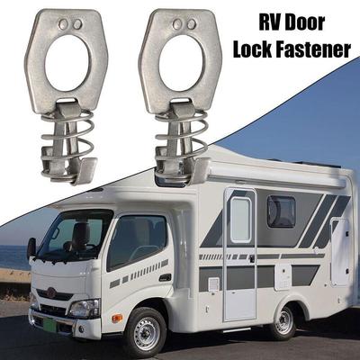 2pcs RV Door Latch Lock Fastener Stainless Steel Trailer Water Heater Cover Cam Camper Trailer Car Heater Accessories