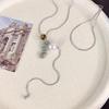 Korean Pearl Grape Cluster Pendant Necklace - Elegant, Luxurious, and Versatile Sweater Chain for Women