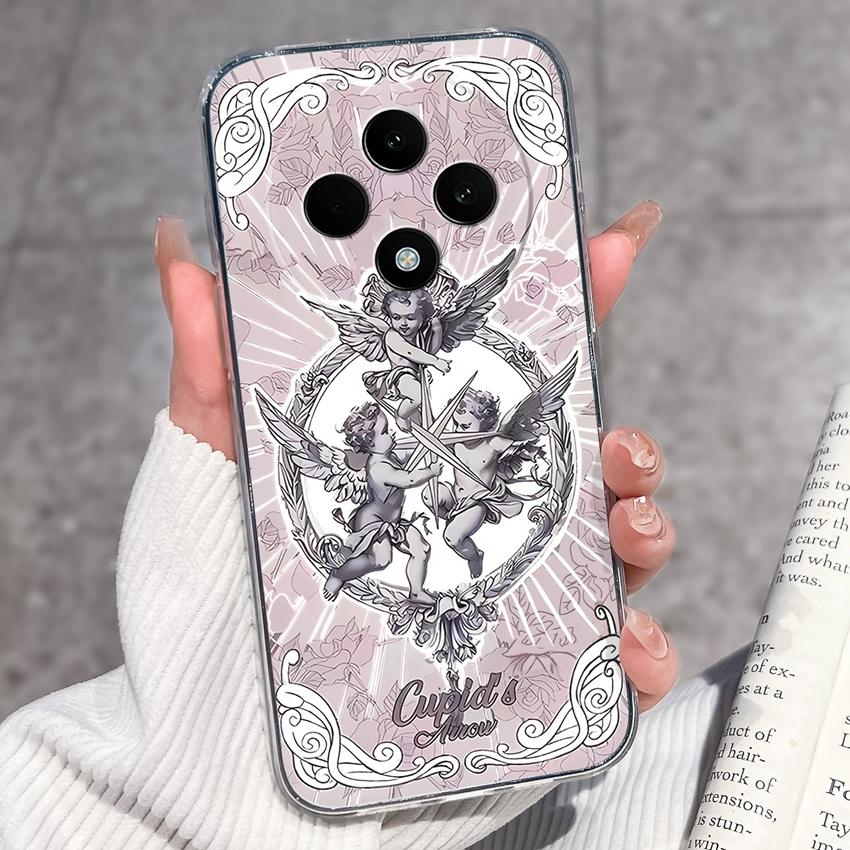 For OPPO F27 F29 F21 F19 F17 F11 Pro F15 F7X Phone Cover Cute Panda Piggy Patterns Transparent Ultra Thin TPU Premium Protection Case For OPPO Housing