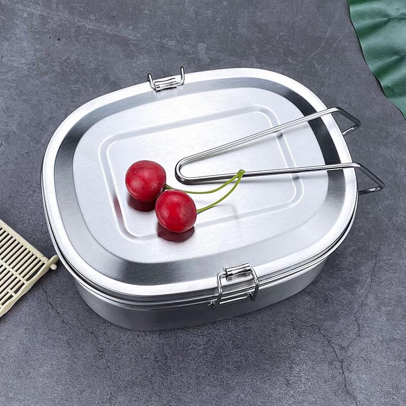 Lijia Edelstahl doppelwandige Brotdose