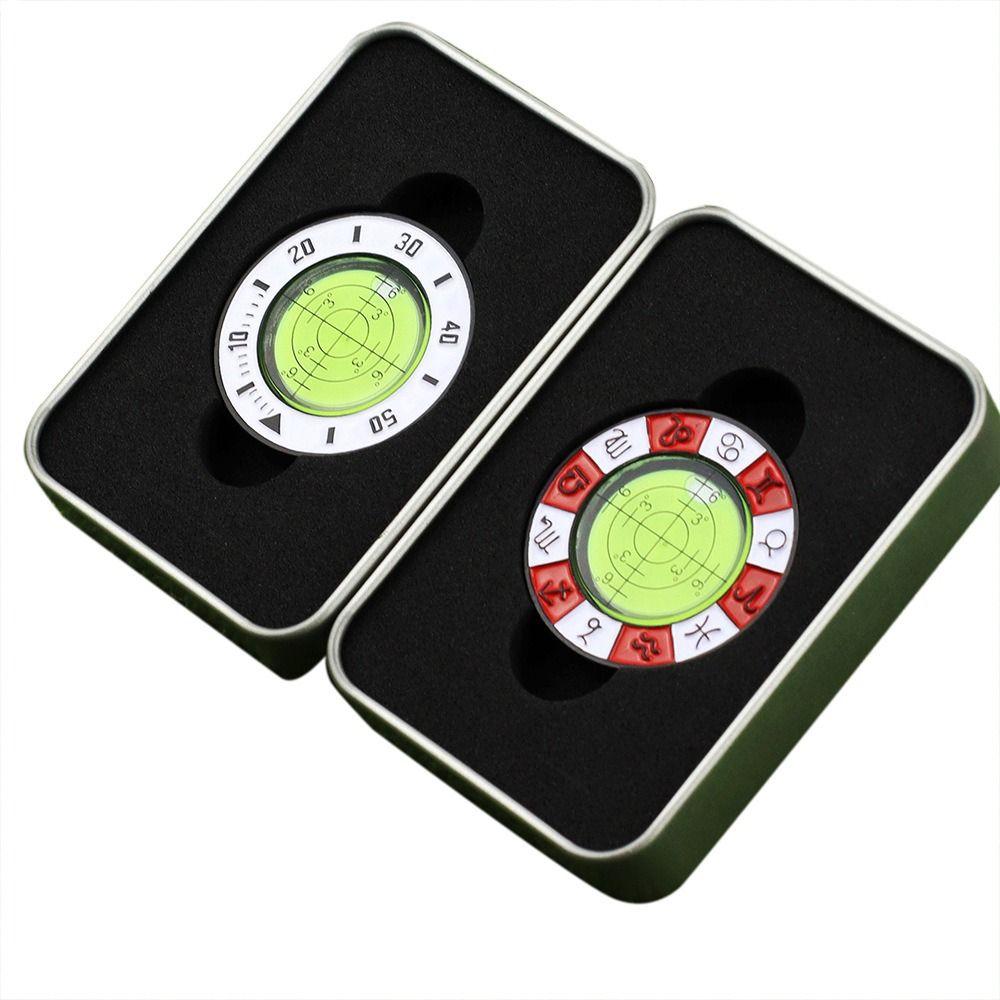 High Precision Level Reading Ball Marker Level Reading Golf Ball Marker  Golfer Gift