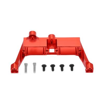 Differential Lock Bracket Aluminum Alloy Servo Mount for Traxxas TRX4 110 RC CarRed