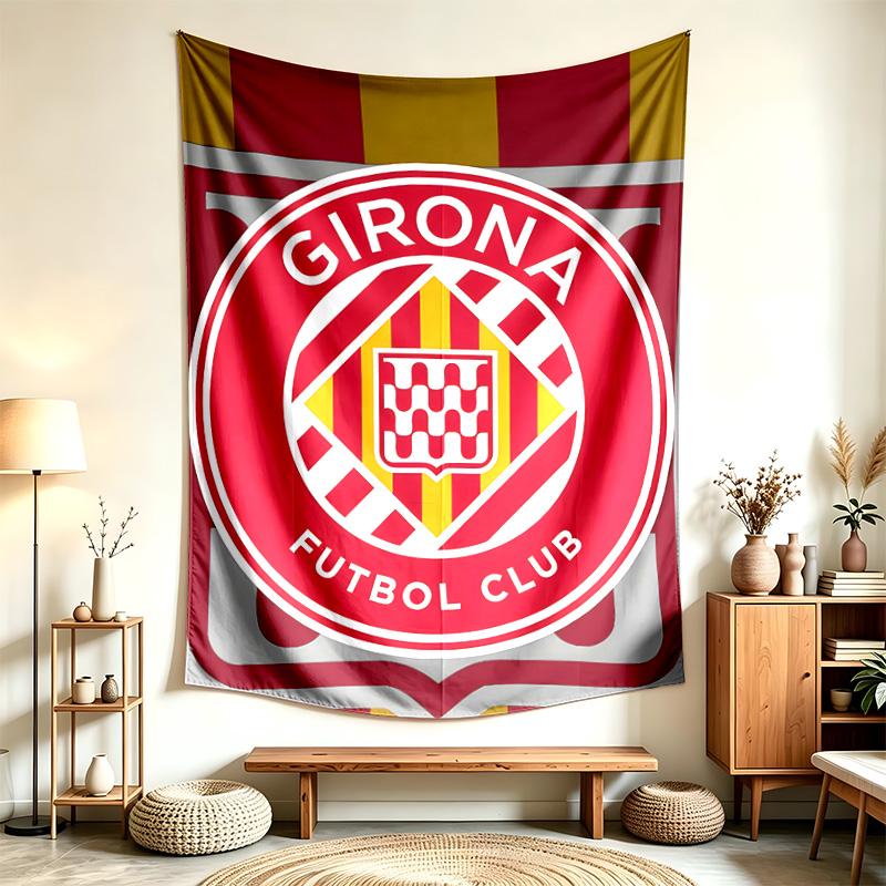 Girona FC (1) Tapestry Suitable For Decorating Homes Dorms And Bedrooms Soft To The Touch And A Perfect Gift For Friends And Family