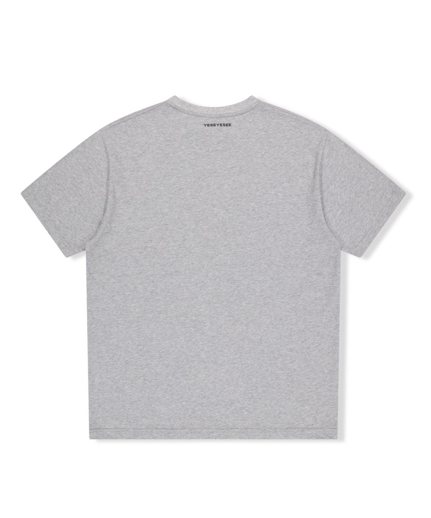 YESEYESEE Y.E.S Sign Tee Grey
