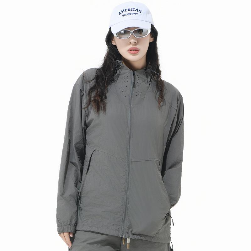 Vêtements de Protection Solaire pour Femmes et Hommes, Vêtements Respirants pour la Peau, Style Couple Sports d'Extérieur Alpinisme Vêtements de Protection Solaire à Séchage Rapide