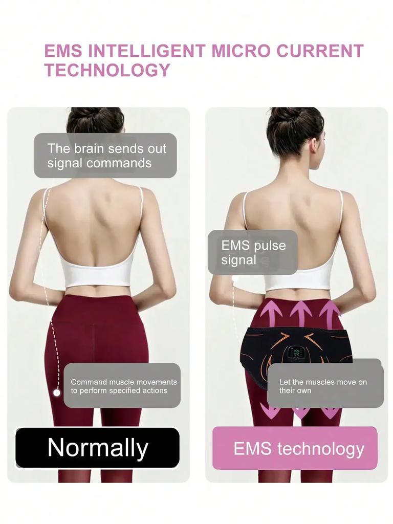Electric EMS Hips Trainer Butt Muscle Stimulator With Remote Control Buttocks Toner Lifting Body Equipment