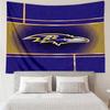football Ravens Logo Quick-Dry Tapestry Hanging for Bedroom,Livingroom, Playroom,Decor Art Room Wall Tapestry Holiday and Birthday Gifts