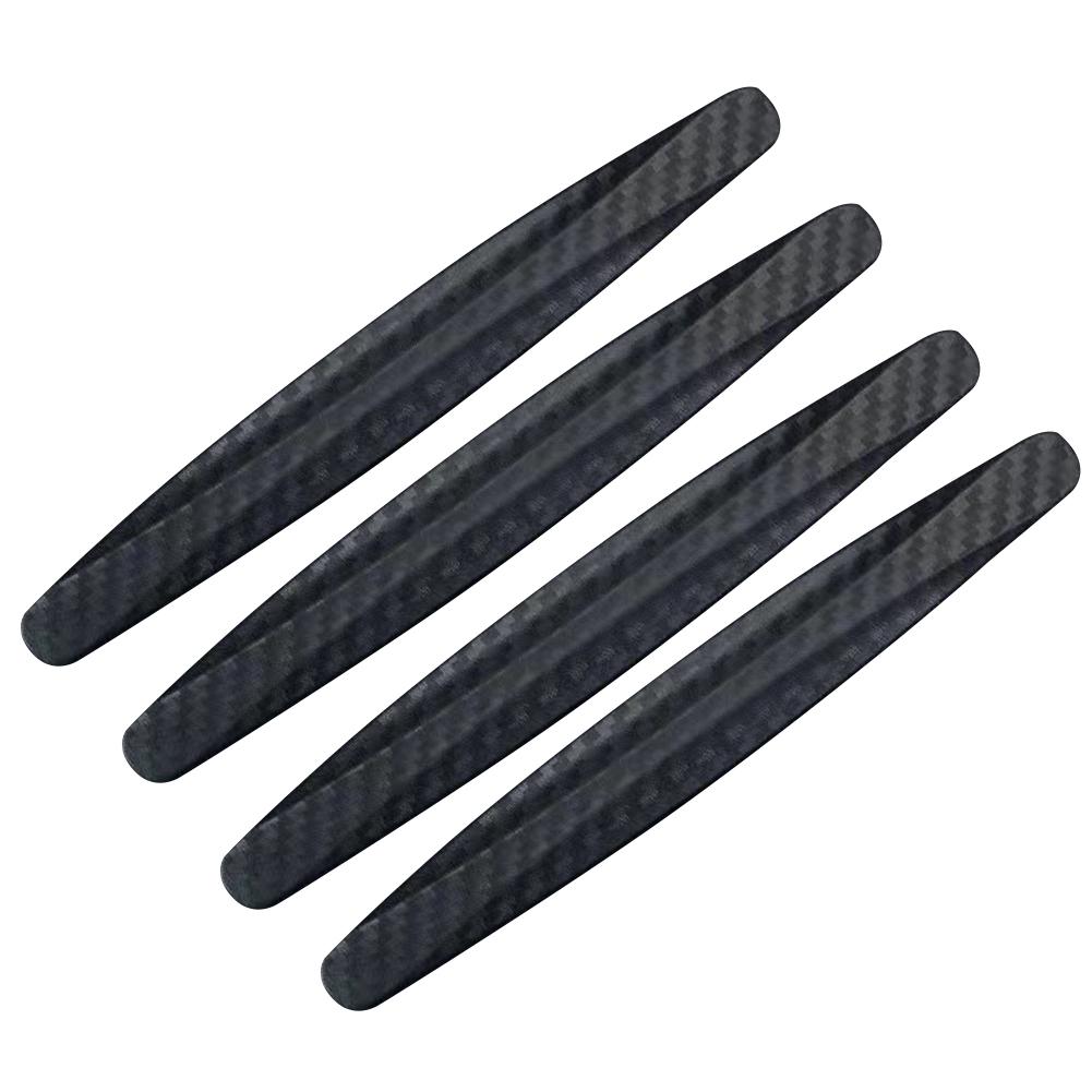 4Pcs Car Bumper Anti-collision Strips Door Body Scratch Automotive Protective Tape Strips Door Guard Lip Stickers Car Accessorie Interior Mirrors 6