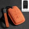 Leather Car Remote Key Case Cover Holder Keychain Protector Shell for Land Rover Range Rover Sport Evoque Freelander for Jaguar