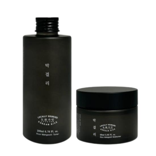 House of Dohwa Rice Makgeolli Moisture Pair - Toner & Moisturizer(200, 60ml)