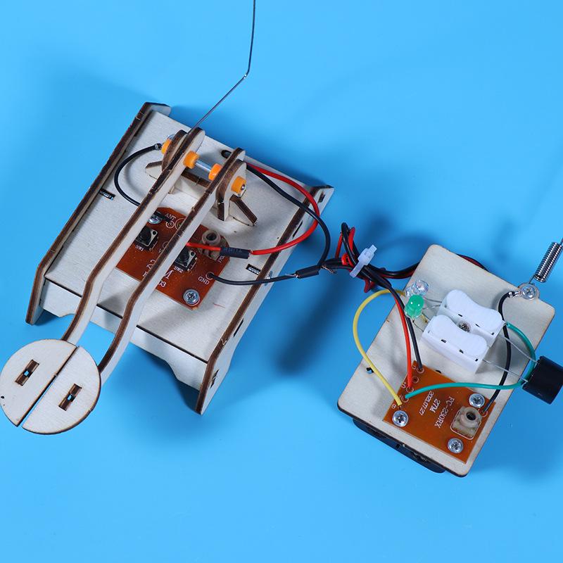 DIY Wireless Telegraph Kit for STEM Students: Science Experiment & Invention Set with Handmade Materials
