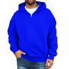 Men's Casual Zippered Hoodie Loose Fit Sweatshirt for Everyday Wear