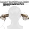 Tactical Helmet ARC Rail Adapter for M31/M32 Headsets, Airsoft Headset Helmet Bracket Kit, Hunting Rotation Headphones Holder