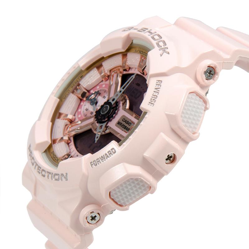 CASIO Unisex Pair Table Series Green Watch GAX-100CSB-3A+GMA-S110MP-4A1PR