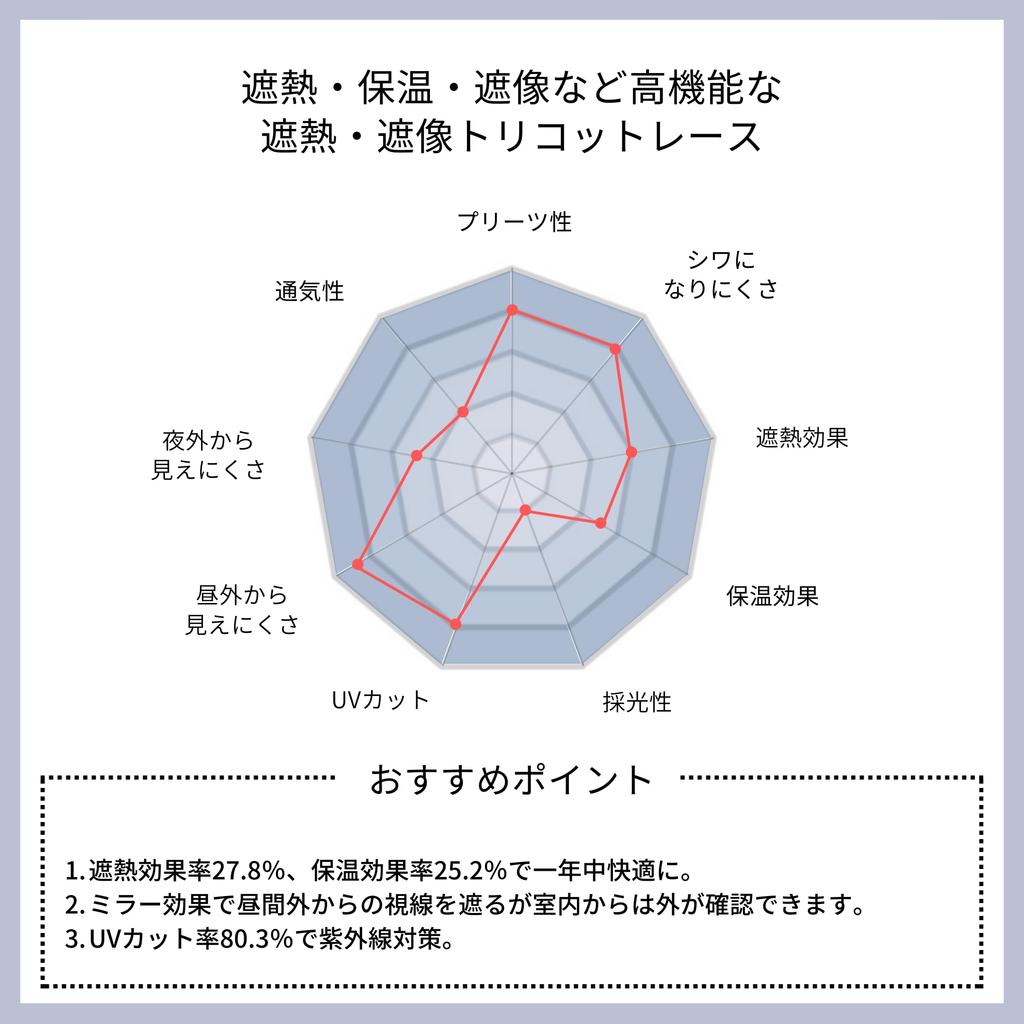 Gardinlabbet och insynsskyddande trikåspets Bredd 100cm x längd 198cm Set om 2 Energibesparande åtgärder Svårt att se inifrån även på natten