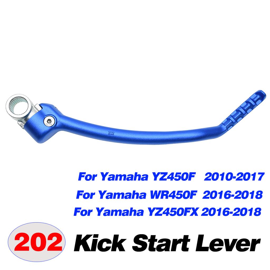 For Yamaha YZ WR 125 YZ250 YZ250F YZ250X YZ250FX YZ450F YZ450FX WR450F Motorcycle Forged Kick Start Lever Pedal Levers 1986-2023